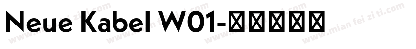 Neue Kabel W01字体转换